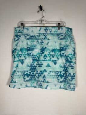 Columbia Women’s Size Large Pull On Geometric Pattern Skort